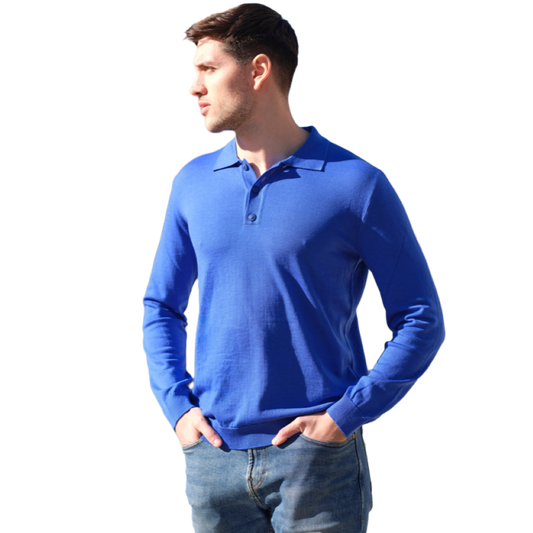 Men's lightweight extrafine merino wool sweater-1